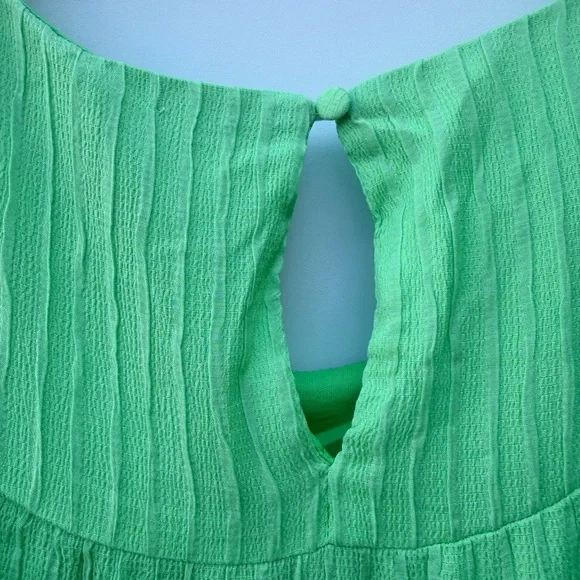 Hayden Emerald Green Tiered Maxi Flowy Sleeveless Summer Statement Dress 2XL - Picture 7 of 11